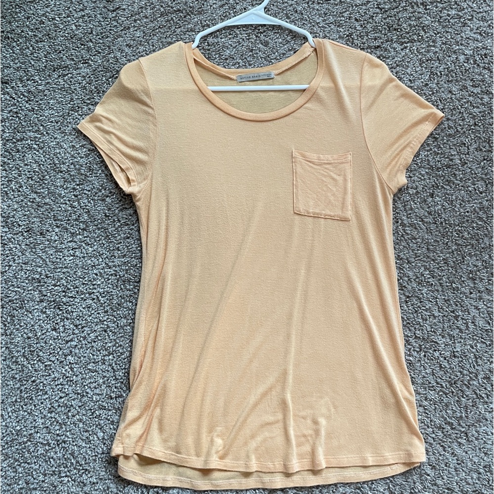 Active Basic Yellow T-Shirt